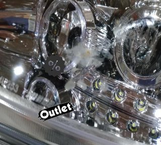 FE FAROS SEAT LEON ALTEA TOLEDO 04-09 FONDO CROMO LUZ DIURNA