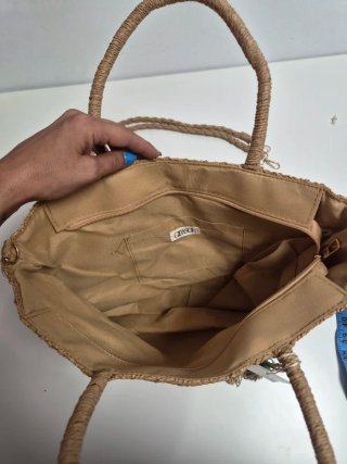 Bolso de rafia de verano