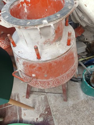 Excedentes de yeso para silo