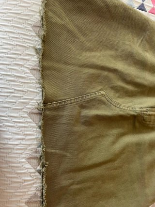 Falda vaquera verde Easy Wear Talla M