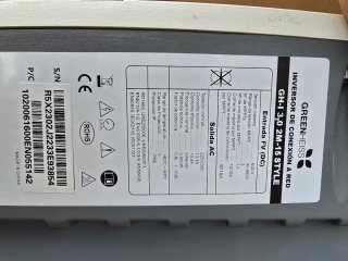 Inversor Solar Greenheiss 3Kw Monofásico