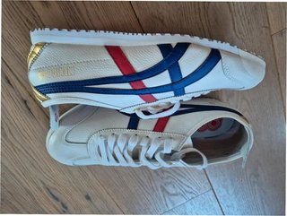 Onitsuka Tiger Mexico 66 Talla 39 Blanco Dorado