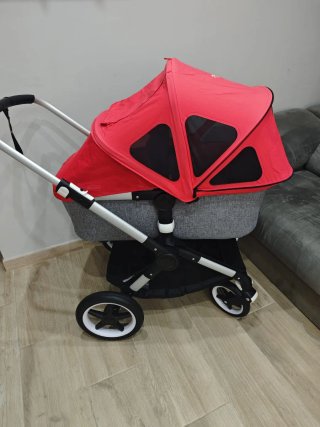 Capota extensible Cameleón Fox Bugaboo Rojo Neón