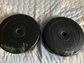 2 Discos de Pesas 10 kg BODYTONE