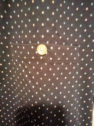 Camisa Polo Azul Estampada
