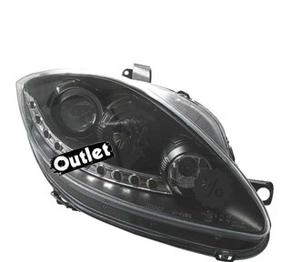 FE FAROS PARA SEAT LEON ALTEA TOLEDO 04-09 LUZ DIURNA LED FO