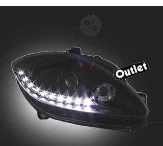 FE FAROS PARA SEAT LEON ALTEA TOLEDO 04-09 LUZ DIURNA LED FO