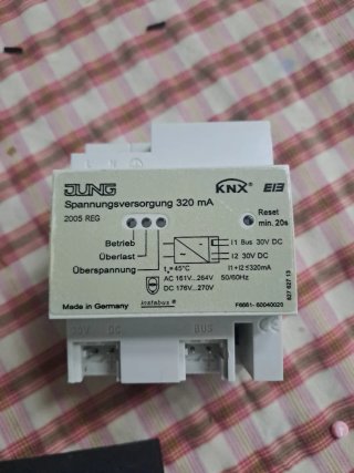 Fuente Alimentación JUNG KNX 320mA 2005 REG