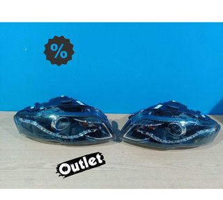 FE FAROS AUDI A4 B7 LUZ DIURNA LED FONDO NEGRO 04-07 R146286