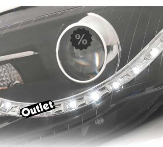 FE FAROS AUDI A4 B7 LUZ DIURNA LED FONDO NEGRO 04-07 R146286