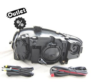 FE FAROS AUDI A4 B7 LUZ DIURNA LED FONDO NEGRO 04-07 R146286