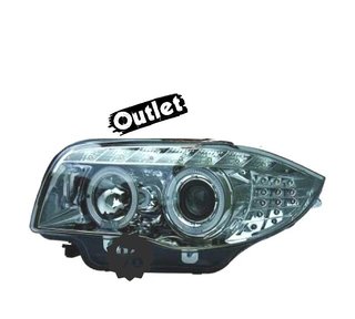 FE FAROS BMW E81 E87 E82 E88 OJOS ANGEL LUZ DIURNA FONDO CRO