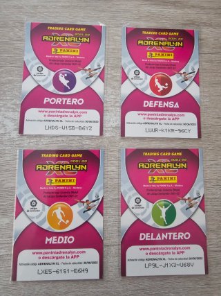 4 Cromos Adrenalyn XL Edición Limitada Firma