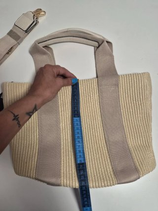 Bolso de verano rafia beige