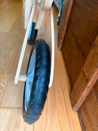 Bicicleta de madera para niños
