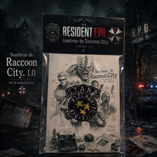 Láminas Resident Evil Sombras Raccoon City 1.0