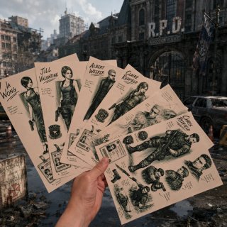 Láminas Resident Evil Sombras Raccoon City 1.0