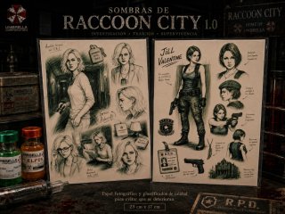 Láminas Resident Evil Sombras Raccoon City 1.0