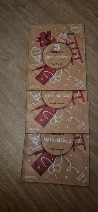 Libros de matemáticas tercero de primaria. Anaya