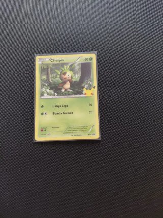 Carta Pokémon Chespin 6/25 McDonald's 25 Aniversar
