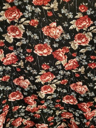 Vestido floral XL manga larga