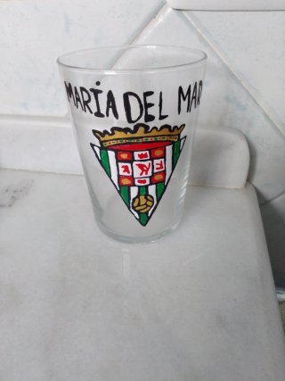 Vaso grabado MARÍA DEL MAR