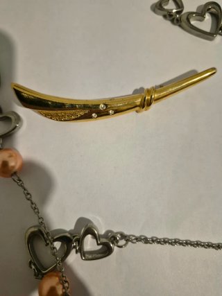 Lote Joyas: Collar, Broche, Pendientes