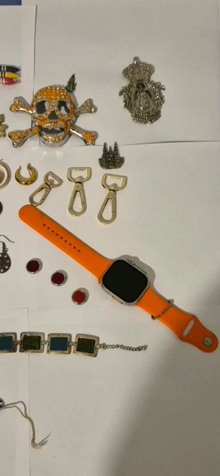 Lote Joyas: Collar, Broche, Pendientes