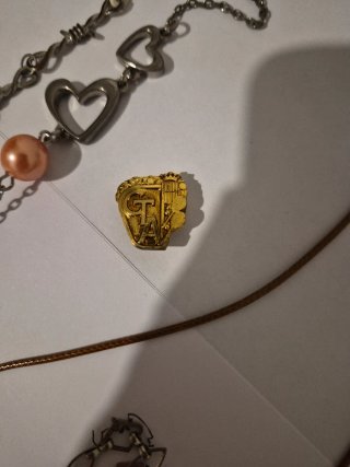 Lote Joyas: Collar, Broche, Pendientes