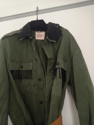 Camicia verde cotone Meme Road