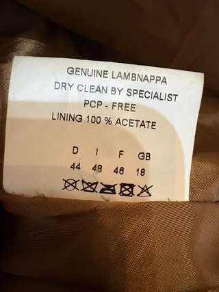 Giacca in vera pelle leggera morbida vintage
