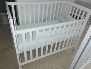 Cuna colecho madera blanca INTERBABY