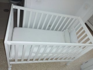 Cuna colecho madera blanca INTERBABY
