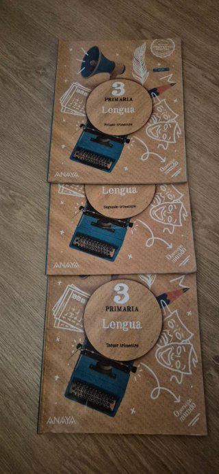Libros lengua tercero de primaria. Anaya