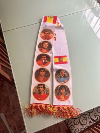 Bufanda España Mundial 82  Pieza de coleccionista