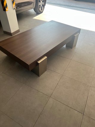 Mesa de centro madera y metal