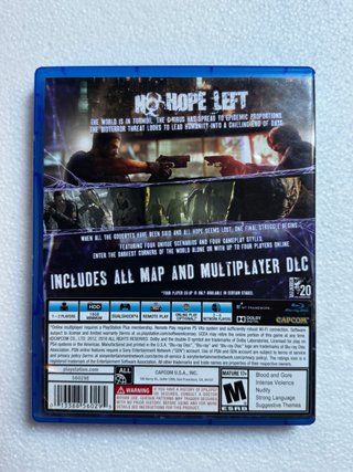 Resident Evil 6 PS4 (PlayStation 4)