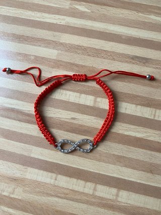 Pulsera Roja Infinito con Circonitas