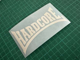 Pegatina HARDCORE