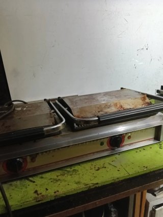 Plancha Grill Doble Profesional Industrial