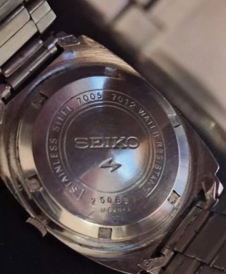 Reloj Seiko vintage automático calibre7005-7012