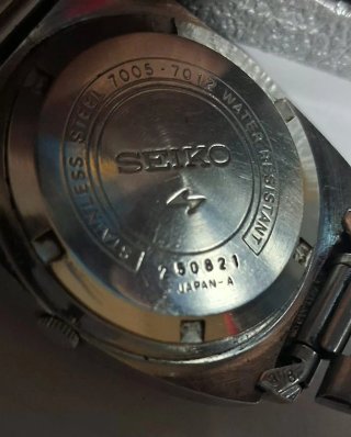 Reloj Seiko vintage automático calibre7005-7012