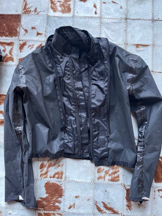 Cazadora infantil moto negra