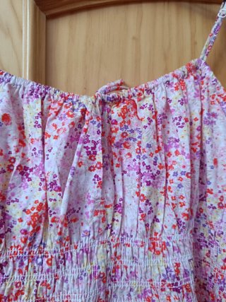 Vestido Verano 5XL/50 Algodón Estampado