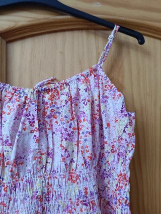 Vestido Verano 5XL/50 Algodón Estampado