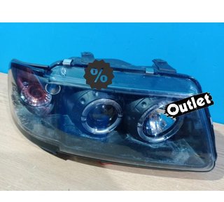 FE FAROS AUDI A3 8L 96-00 OJOS ANGEL FONDO NEGRO H1 R146052C