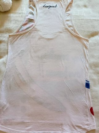Camiseta Desigual Blanca Multicolor Talla M