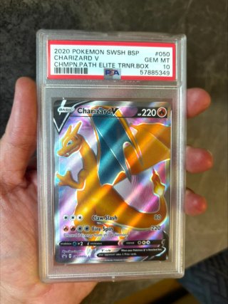 Pokemon Charizard V 050 PSA 10 GEM MT