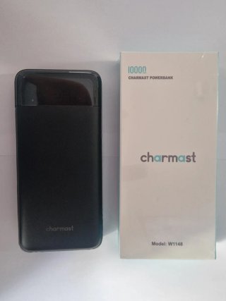 Batería Externa Charmast 10000 mAh Cables Integrad