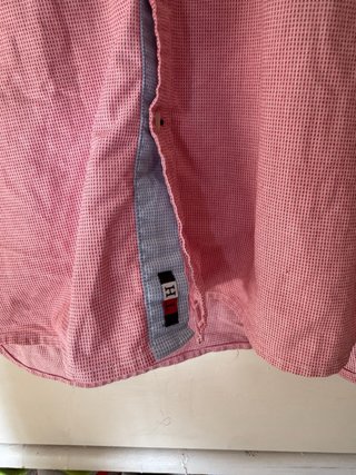 Camisa Tommy Hilfiger cuadros rojos
